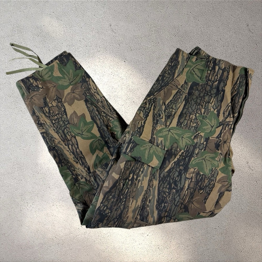 Vintage NOS Trebark Camo Combat Pants Size Medium Reg Military Cargo Hunting BDU